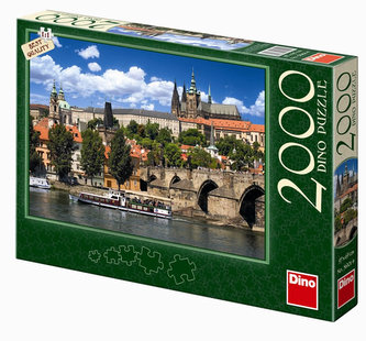 Puzzle Pražský hrad 97x69cm 2000 dílků v krabici 43x30x5,5cm