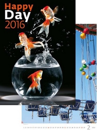 Kalendář nástěnný 2016 - Happy Day