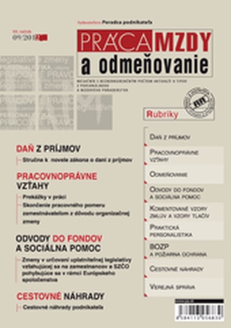 Práca, mzdy a odmeňovanie 9/2012