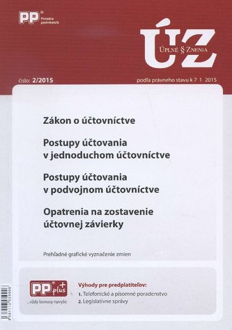 UZZ 2/2015 Zákon o účtovníctve