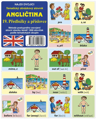 Najdi dvojici - Angličtina -  19. Předložky a příslovce