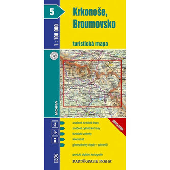 1:100T ( 5)-Krkonoše, Broumovsko (turistická mapa)
