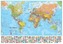 World political flat laminated