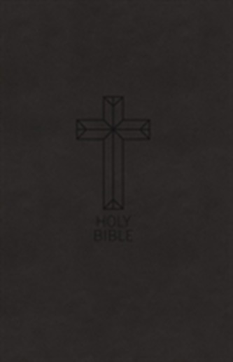 NKJV, Value Thinline Bible, Compact, Imitation Leather, Black, Red Letter Edition, Comfort Print
