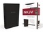 NKJV, Thinline Bible, Standard Print, Leathersoft, Black, Red Letter Edition, Comfort Print