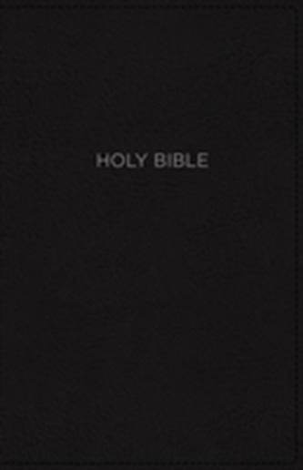 NKJV, Thinline Bible, Compact, Imitation Leather, Black, Red Letter Edition, Comfort Print