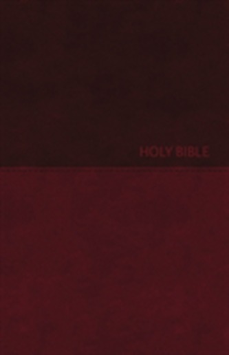 NKJV, Value Thinline Bible, Large Print, Imitation Leather, Burgundy, Red Letter Edition, Comfort Print