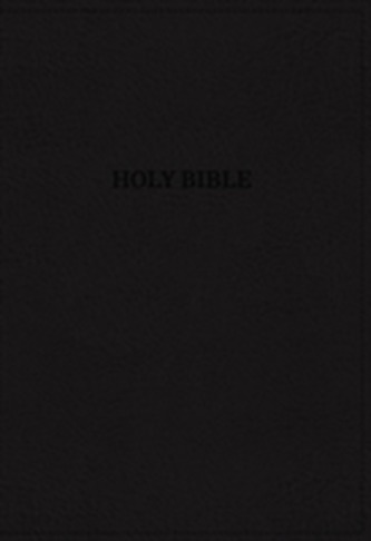 KJV, Know The Word Study Bible, Genuine Leather, Black, Red Letter Edition