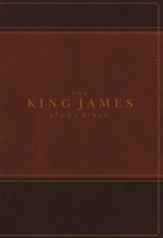 KJV, The King James Study Bible, Imitation Leather, Brown, Indexed, Full-Color Edition