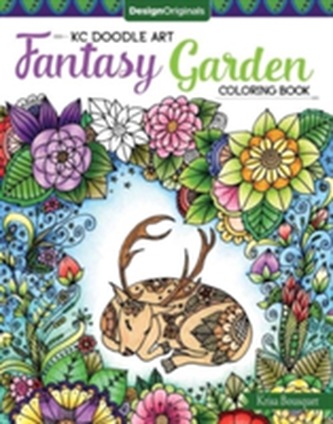 KC Doodle Art Fantasy Garden Coloring Book