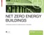 Net zero energy buildings