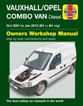  Vauxhall/Opel Combo Diesel Van (Oct 2001 To Jan 2012) 51 To 61