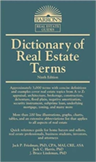 Dictionary of Real Estate Terms