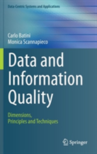 Data and Information Quality