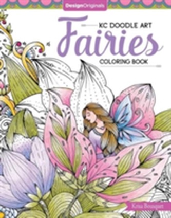 KC Doodle Art Fairies Coloring Book