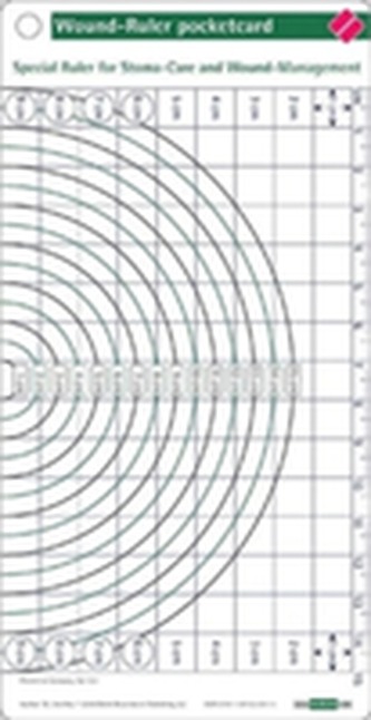 Wound Management Ruler Pocketcard
