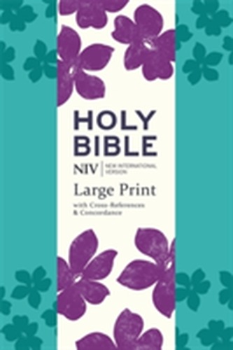 NIV Large Print Single-Column Deluxe Reference Bible