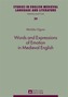 Words and Expressions of Emotion in Medieval English