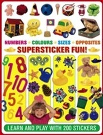 Numbers. Colours. Sizes. Opposites Supersticker Fun!