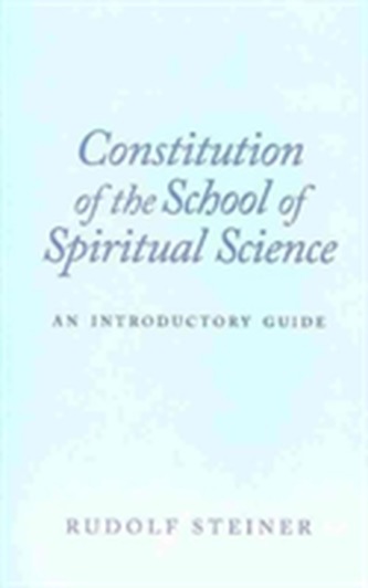 Constitution of the School of Spiritual Science