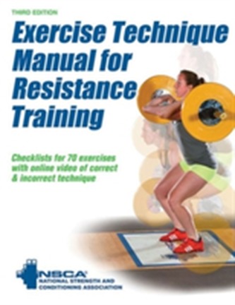 Exercise Technique Manual for Resistance Training