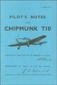 Pilot's Notes for Chipmunk T10