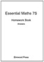 Essential Maths 7S Homework Book Answers