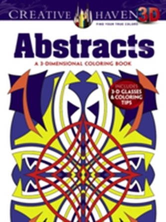 Creative Haven 3-D Abstracts Coloring Book