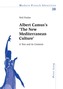 Albert Camus's `The New Mediterranean Culture'
