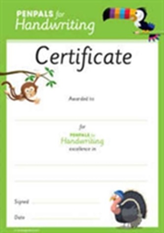 Penpals for Handwriting Pen Licence Certificate (Pack of 300)