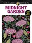 Creative Haven Midnight Garden Coloring Book: Heart & Flower Designs with a Dramatic Black Background