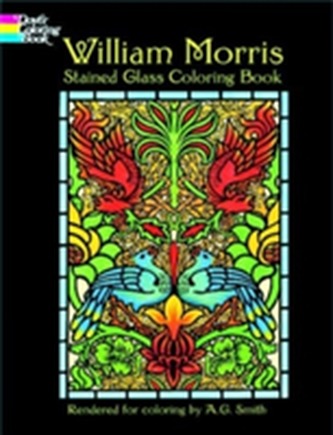 William Morris Stained Glass Coloring Book