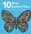 10 Blue Butterflies