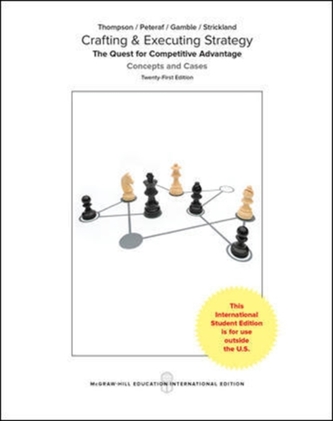 ISE Crafting & Executing Strategy: Quest Comptve Advantage: Conc & Cs