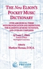NEW ELSONS POCKET MUSIC DICTIONARY