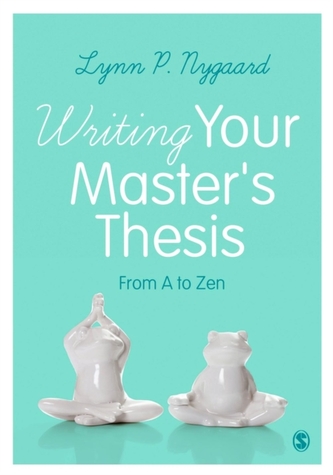Writing Your Master's Thesis