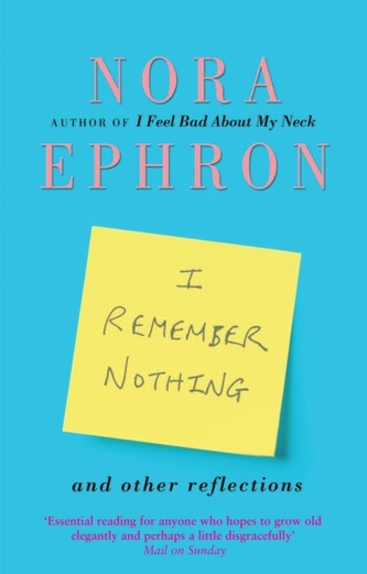 I Remember Nothing and other reflections