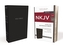 NKJV, Thinline Reference Bible, Leather-Look, Black, Red Letter Edition, Comfort Print