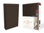 NKJV, Journal the Word Bible, Bonded Leather, Brown, Red Letter Edition, Comfort Print