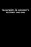 Transcripts of Gurdjieff's Meetings 1941-1946