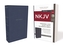 NKJV, Reference Bible, Personal Size Giant Print, Leathersoft, Blue, Red Letter Edition, Comfort Print