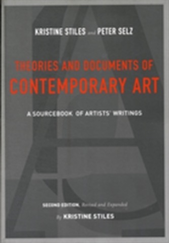 Theories and Documents of Contemporary Art