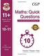 10-Minute Tests for 11+ Maths: Quick Questions Ages 10-11 - CEM Test