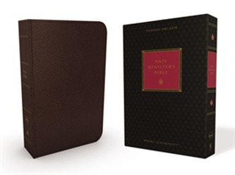 NKJV, Minister's Bible, Leathersoft, Brown, Comfort Print