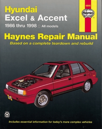 Hyundai Excel & Accent Automotive Repair Manual