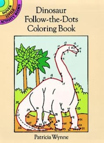 Dinosaur Follow-the-dots Coloring Book