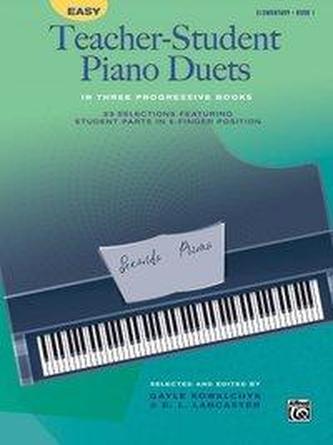 EASY TEACHERSTUDENT PIANO DUETS BOOK 1