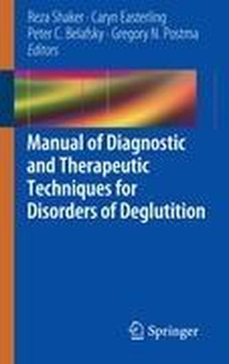 Manual of Diagnostic and Therapeutic Techniques for Disorders of Deglutition
