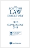 The Scottish Law Directory: The White Book Fees Supplement 2018
