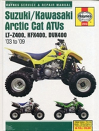 Suzuki/Kawasaki Arctic Cat ATVs (03 - 09)